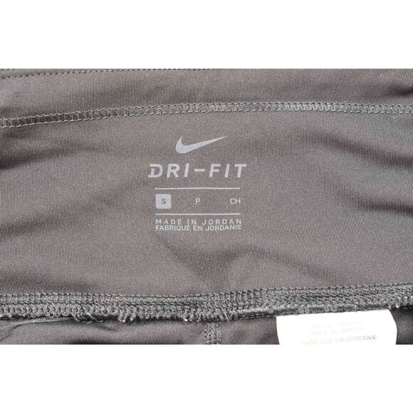 Nike Dri-FIT Black Cropped Running Ankle Legging Regular Size S Polyester - Picture 8 of 8